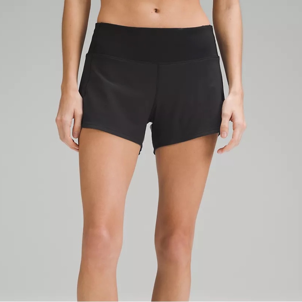 Lululemon Speed Up Mid Rise Lined Short 4”